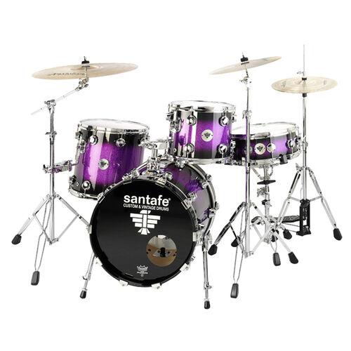 Set Jazz Resurrection Colores Ref. Sn0010 Santafe Drums 310 - Ca1010 natural sunburst nogal