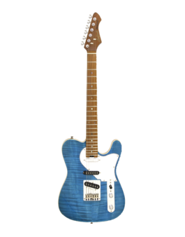 Guitarra Elctrica Aria 615-Mk2 Nashville Azul Translcido 615tqbl