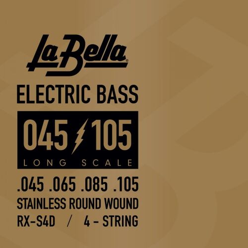 Juego de Cuerdas La Bella para Bajo Rx Stainless (Inox) 45-105
