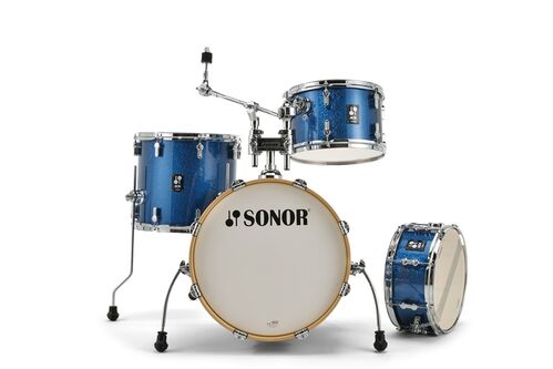Sonor Set de Bateria Acustica Aqx Jazz Set Bos Blue Ocean Sparkle
