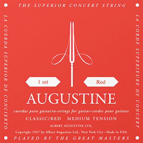 Cuerda 6 Augustine Roja Clsica