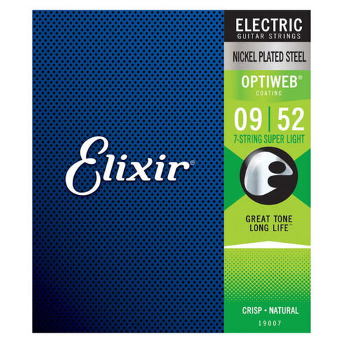 Juego Elixir Elctrica Optiweb 7 Cuerdas 19007 (009-052)