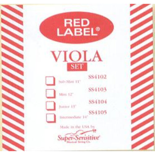 Cuerda 4 Viola Super-Sensitive Red Label 414