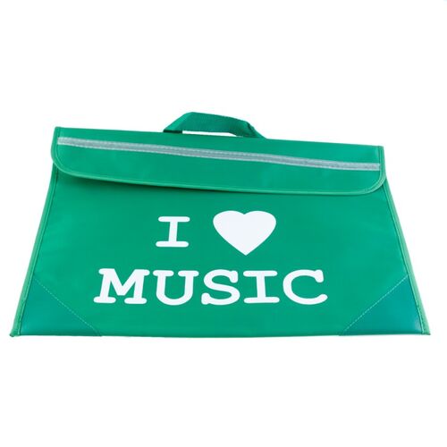 Cartera verde I love music