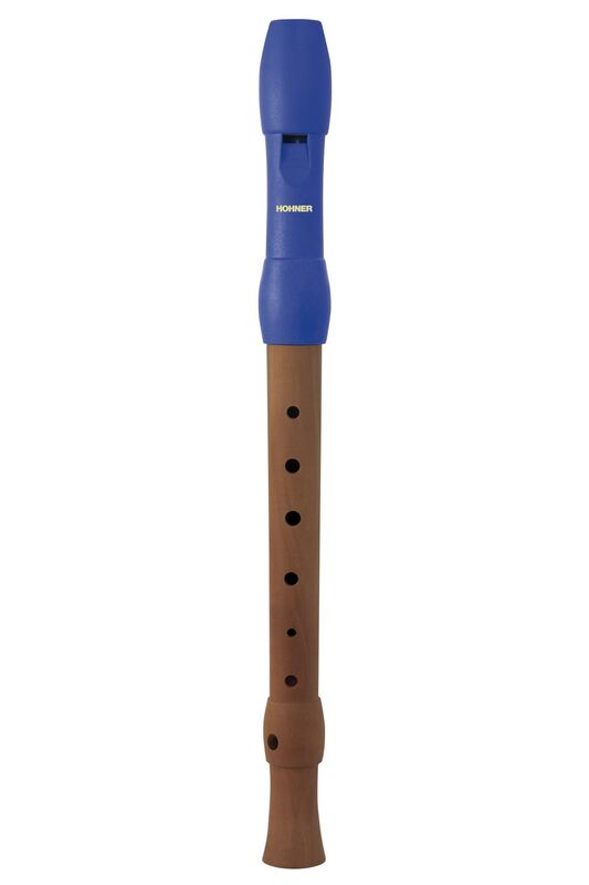 Hohner Flauta Soprano B95832 Madera/Plastico Azul Alemana