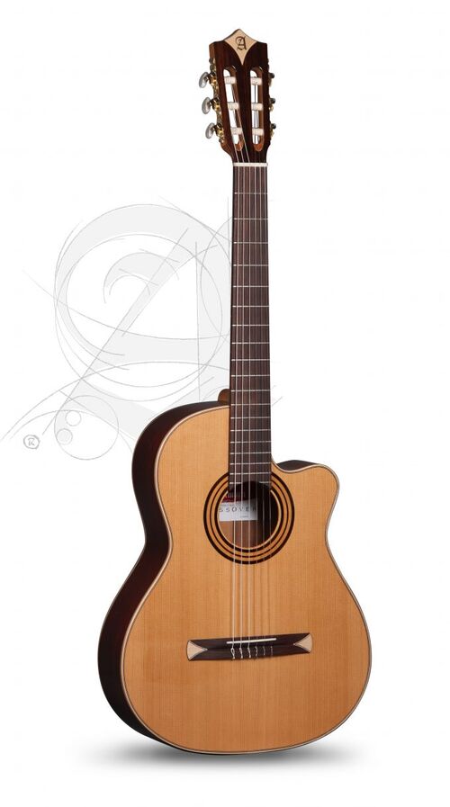 Guitarra Semi-acústica Alhambra CS-1 CW E8