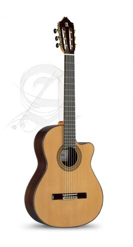 Guitarra Semi-acústica Alhambra 9 P CW E8