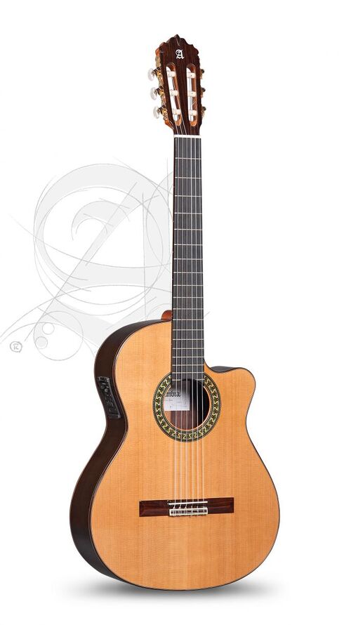 Guitarra Semi-acústica Alhambra 5 P CW E8