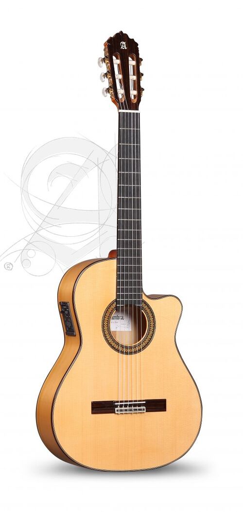 Guitarra Semi-acstica Alhambra 7 Fc CW / CT