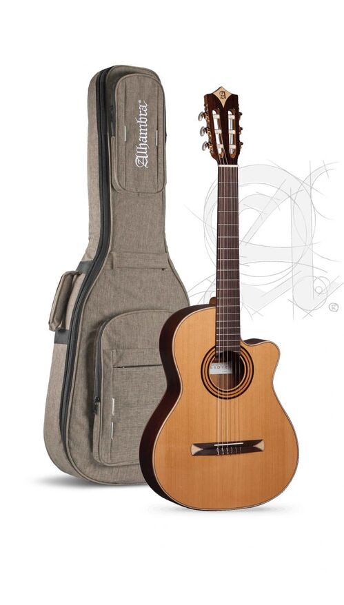 Guitarra Semi-acústica Alhambra CS-1 CW E8