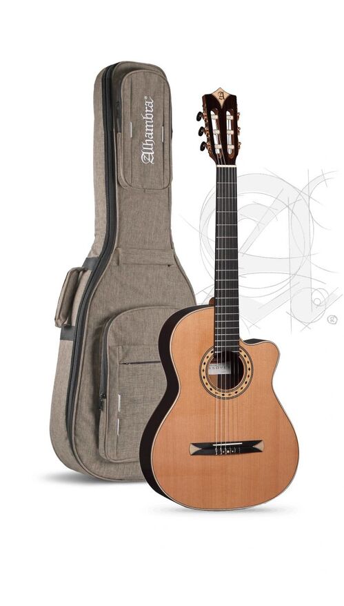 Guitarra Semi-acústica Alhambra CS-3 CW E8