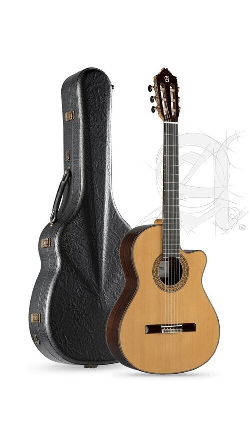 Guitarra Semi-acústica Alhambra 9 P CW E8