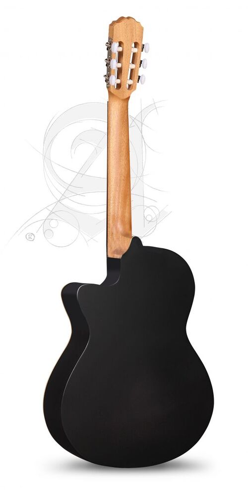 Guitarra Semi-acstica Alhambra Black Satin CW EZ