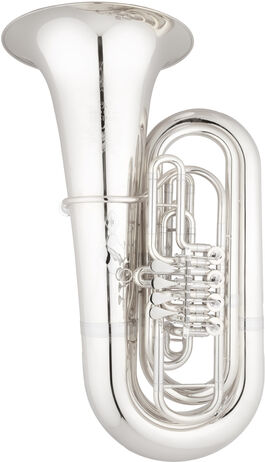 Tuba Eastman EBB562S Plateada Professional en Sib