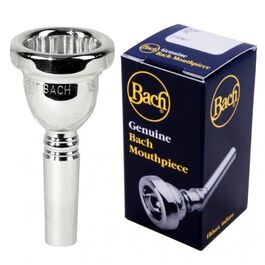 Boquilla Bach Trombón Bajo Plateada 5GB