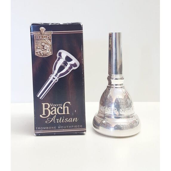 Boquilla Bach Trombn Bajo Artisan Plateada 1G