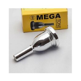 Boquilla Bach Trombón Bajo Megatone Plateada 1½G