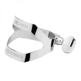 Abrazadera Saxo Barítono/Saxo Bajo Selmer Plateada