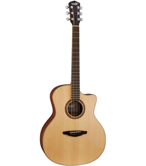 Guitarra Acústica Veelah V3-GACE2W Cutaway Electrificada