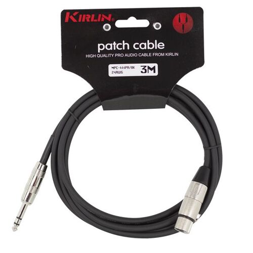 Cable Standart Micro Mpc-444Pr-6M Jack - Xlr F 24 Aw Kirlin 001 - Negro