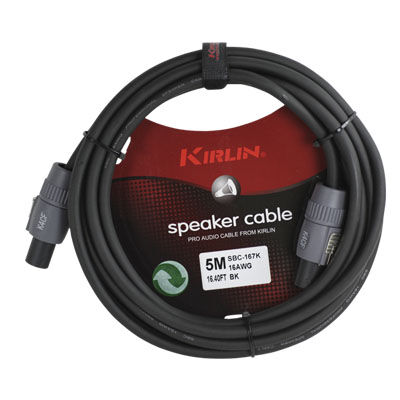 Cable Prof. Altavoz Sbc-167K-8M K4Fc - K4Fc 16 Awg Kirlin 001 - Negro