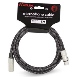 Cable Tela Micro Mw-440-6M Xlr M - Xlr F 24Awg Kirlin Negro