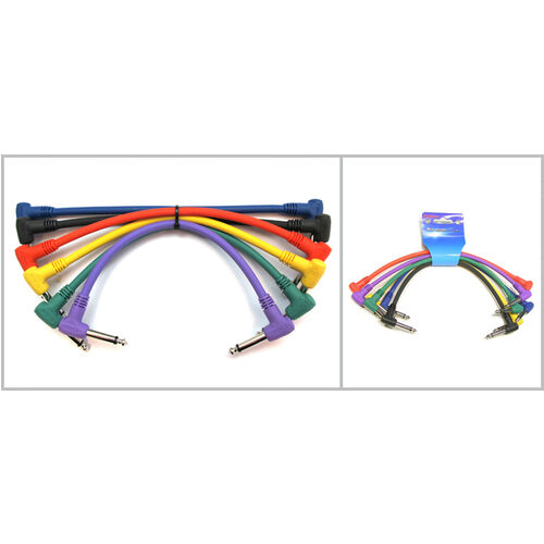 Juego 6 Cables I6-243-0.18M Jack Ang - Jack Ang 24 Kirlin 099 - Standard
