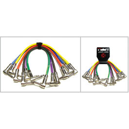 Juego 6 Cables Ipv6-243-0.18M Jack Ang - Jack Ang 24 Kirlin 099 - Standard