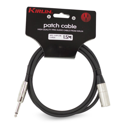 Cable Micro Mpc-441Pn-1.5M Xlr M - Jack 24Awg Kirlin Negro