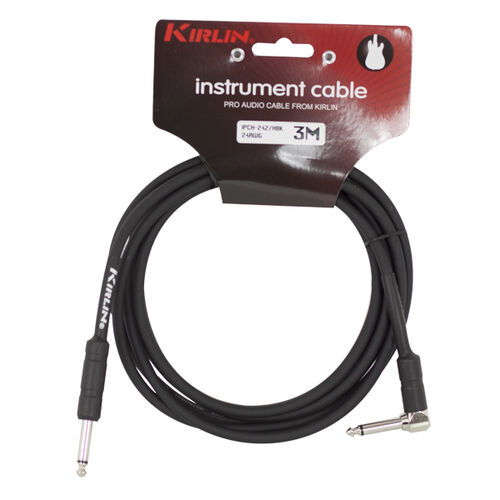 Cable Standart Instrumento Ipch-242-3M Jack - Jack Ang 24Awg Kirlin 001 - Negro