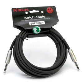 Cable Patch Ap-209Pr-6M Jack - Jack 20Awg Kirlin Negro