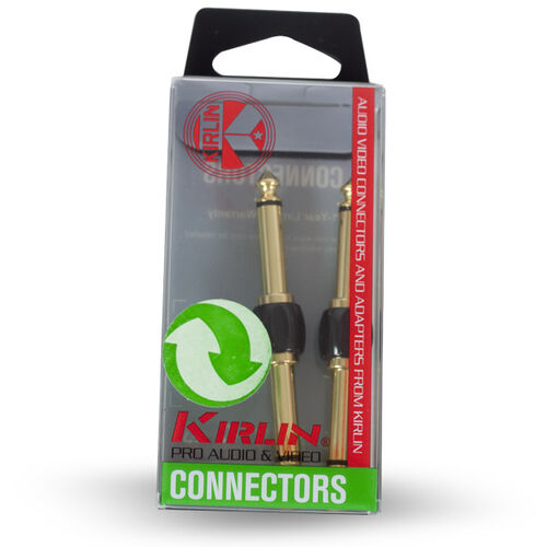 Adaptador Pedal 1/4Mono - 1/4Mono Kirlin 2631Bgx2P