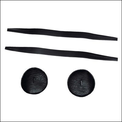 Juego Correa Platos Choque Ortola Negro