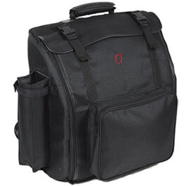 Funda Negra Acordeon 120 Bajos 25mm Mochila Ortola