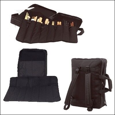 Funda Baquetas Bateria Profesional Negro Ortola