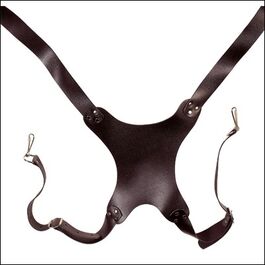 Correa Bombo Cruzada Espalda 675 Ortola Negro