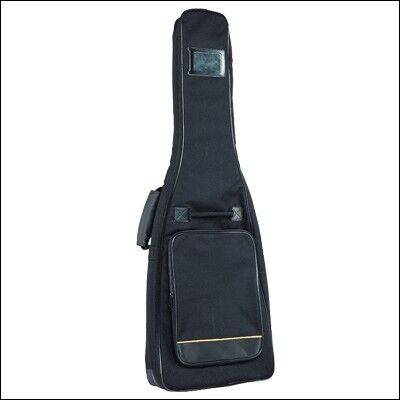 Funda Guitarra Electrica 10mm Ref. 31 Mochila Sin Logo Ortola 001 - Negro