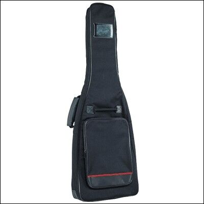 Funda Guitarra Electrica 25mm Ref. 76 Mochila Sin Logo Ortola 001 - Negro