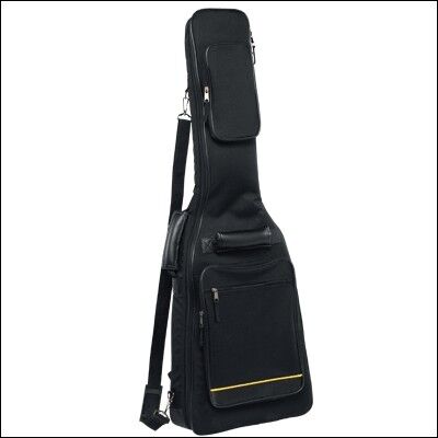 Funda Guitarra Electrica 25mm Ref. 44 Sin Logo Ortola 001 - Negro