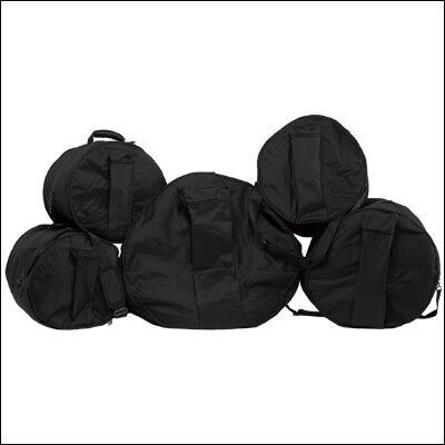 Set 5 Fundas Bateria Acolchado 33 mm Cb 20 Ortola Negro