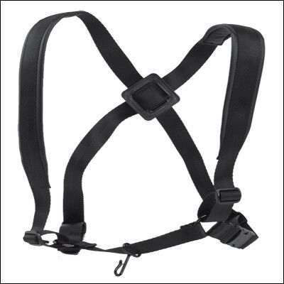 Cordon Saxofon Cruzado Arnes Sd-21 Hombre Ortola Negro