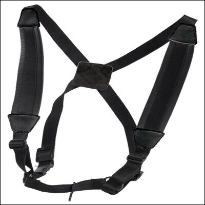 Cordon Saxofon Cruzado Arnes Sd-31 Hombre Ortola 001 - Negro