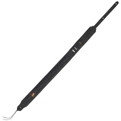 Correa Guitarra Bg618 Diseño Trenza Ortola Negro