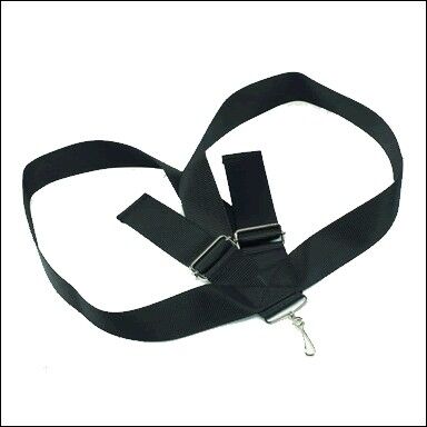 Correa Nylon 180X4 cms 1 Mosquetón y Correderas Ortola Negro