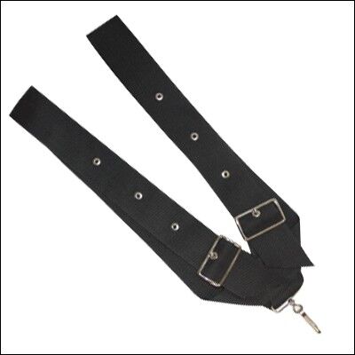 Correa Arnes Ojetes y Hebilla 725 Mediano Ortola Negro