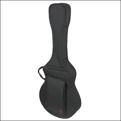 Funda Guitarra Electrica Gibson 335 10mm Mochila Ortola 001 - Negro