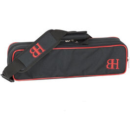 Estuche Flauta Travesera Hb390 Cb Ortola Negro y Rojo