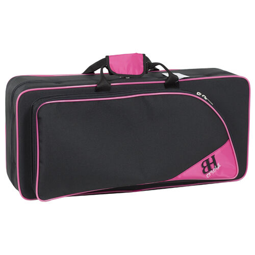 Estuche Gaita Hb400 Mochila Ortola Negro y Fucsia