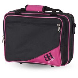 Estuche Oboe Hb196 Mochila Ortola Negro y Fucsia