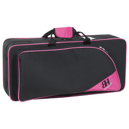 Estuche Saxo Alto Hb112 Mochila Ortola Negro y Fucsia
